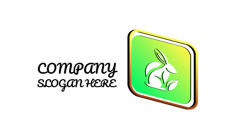 Logotipo De Marco De Luxo De Conejo