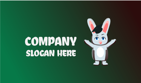 Logotipo De Conejo De Brazos Anchos