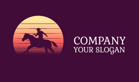 Aesthetic Horseman Race Logo