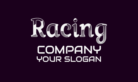 Logotipo De Tipografía Frosty Race