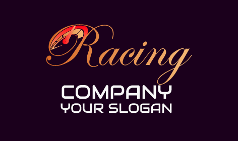 Red Wordmark Race Logo