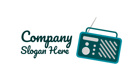 Logotipo De Radio De Antena Gris