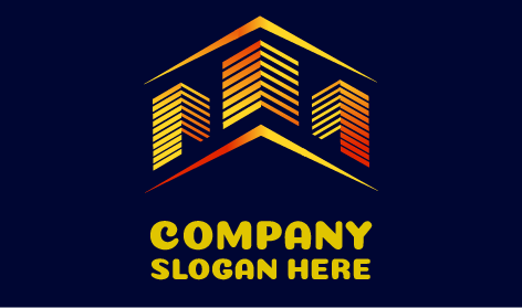 Logotipo Imobiliário Do Palácio Gradiente