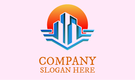 Logotipo Imobiliário Sunset Buildings