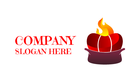 Logo Restoran Memasak Daging