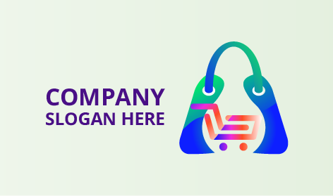 Cart Inside Bag Retail Logo