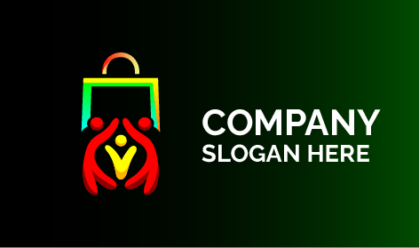 Green Tote Bag Retail Logo