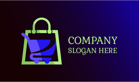 Online Shopping Retail Shop Logo