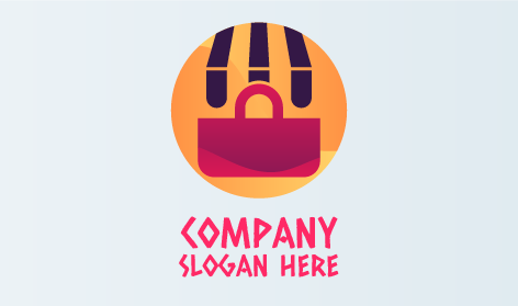 Pink Tote Bag Free Retail Logo