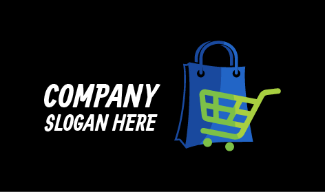 Retail Shopping Bag Trolley Logo