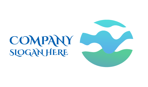 Earth Shaped River Logo