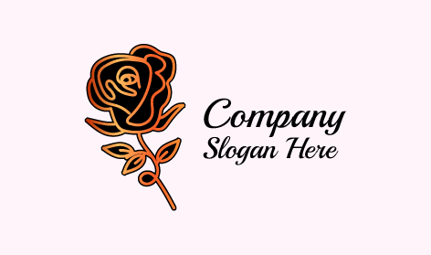 Ikonik Siyah Gül Logosu