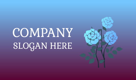 Açık Gök Mavisi Gül Logosu