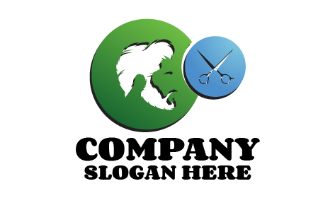 Logo Salon Pembentukan Jenggot