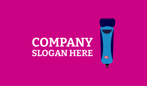 Logo Salon Pemangkas Rambut Listrik