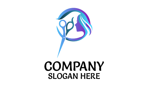 Logo Salon Gradient Highlight