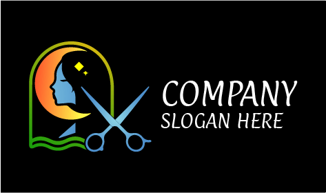 Logo Salon Potongan Rambut Rapi