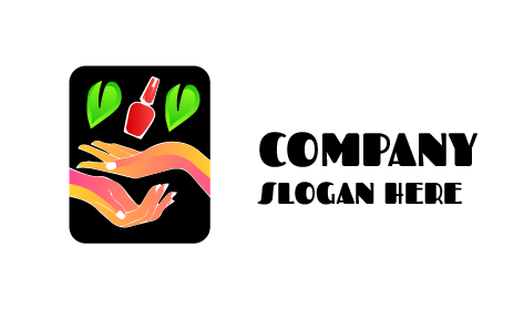 Logo De Peinture À Ongles Rouge