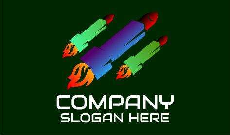 Logo Salon Lipstik Roket