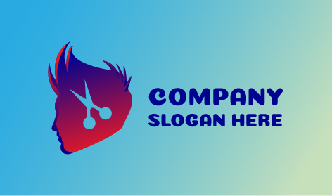 Logo Salon Tata Rambut Runcing