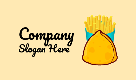 Logotipo Da Blue Box Samosa Fries