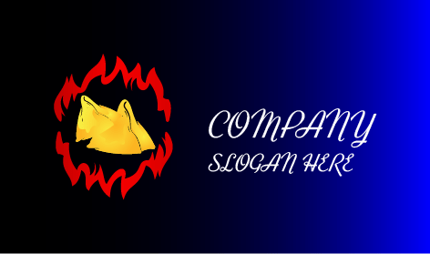 Logotipo Ousado De Chamuça Ardente