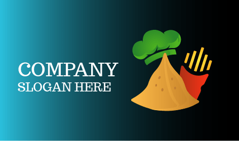 Chef Hat Samosa Fries Logo
