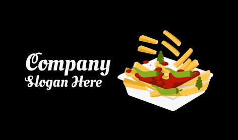 Delectable Fries Platter Logo