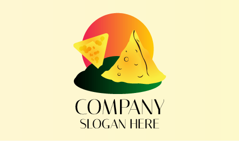 Green Chili Sauce Samosa Logo