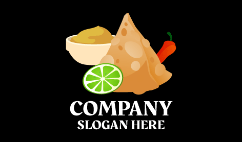 Lemon Sauce Samosa Logo