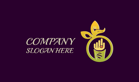 Logotipo De Batatas Fritas Deliciosas Biológicas