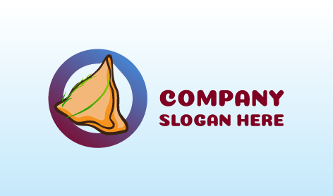 Logótipo De Serviço De Chamuça Premium