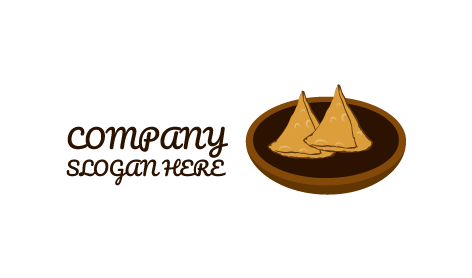 Logótipo Tradicional Do Prato Samosa