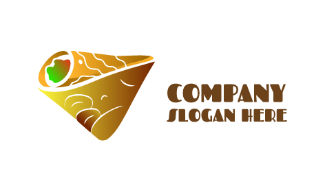 Samosa Recheada De Vegetais Logotipo