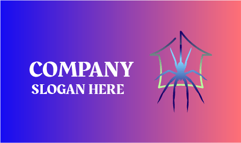 Logo Araignée Pendante Bleue