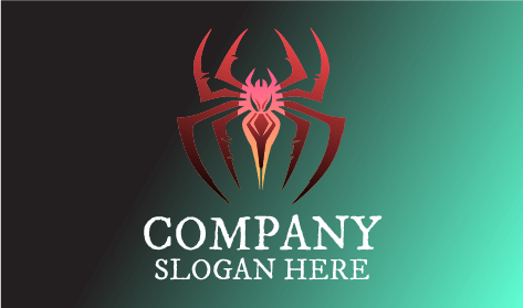 Logo Araignée Rouge Brique