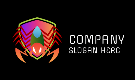 Logo D'araignée Coloré