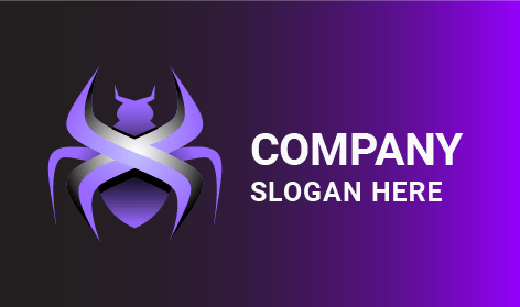 Logo élégant D'araignée De Lavande