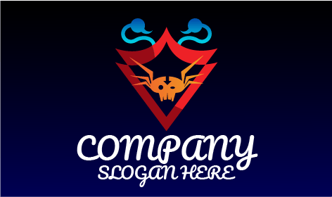 Logo D'araignée Orange