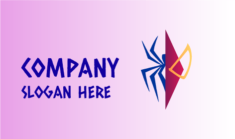 Logo D'araignée Aux Pattes Pointues