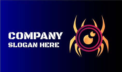 Logo D'araignée À Dix Pattes