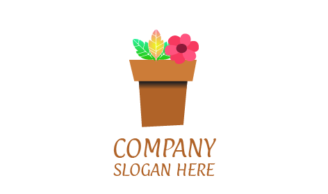 Brown Pot Spring Logo