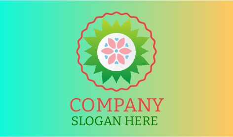 Floral Pattern Spring Logo