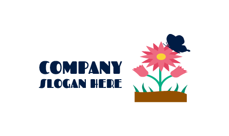Indigo Butterfly Spring Logo