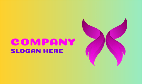 Purple Butterfly Spring Logo