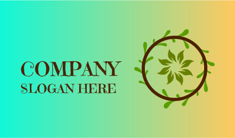 Spring Green Tree Leaves Logo