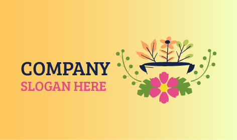 Spring Season Plant Pot Logo