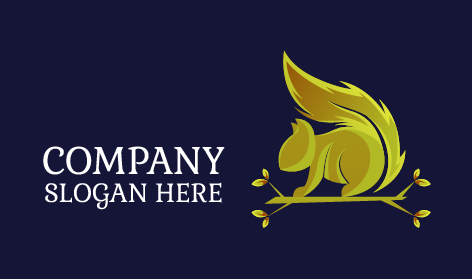Animated Wild Squirrel Logo