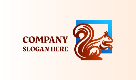 Dark Brown Squirrel Logo