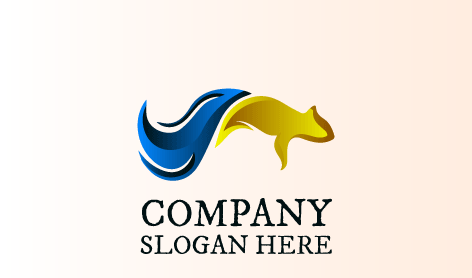 Flying Yellow Squirrel Logo